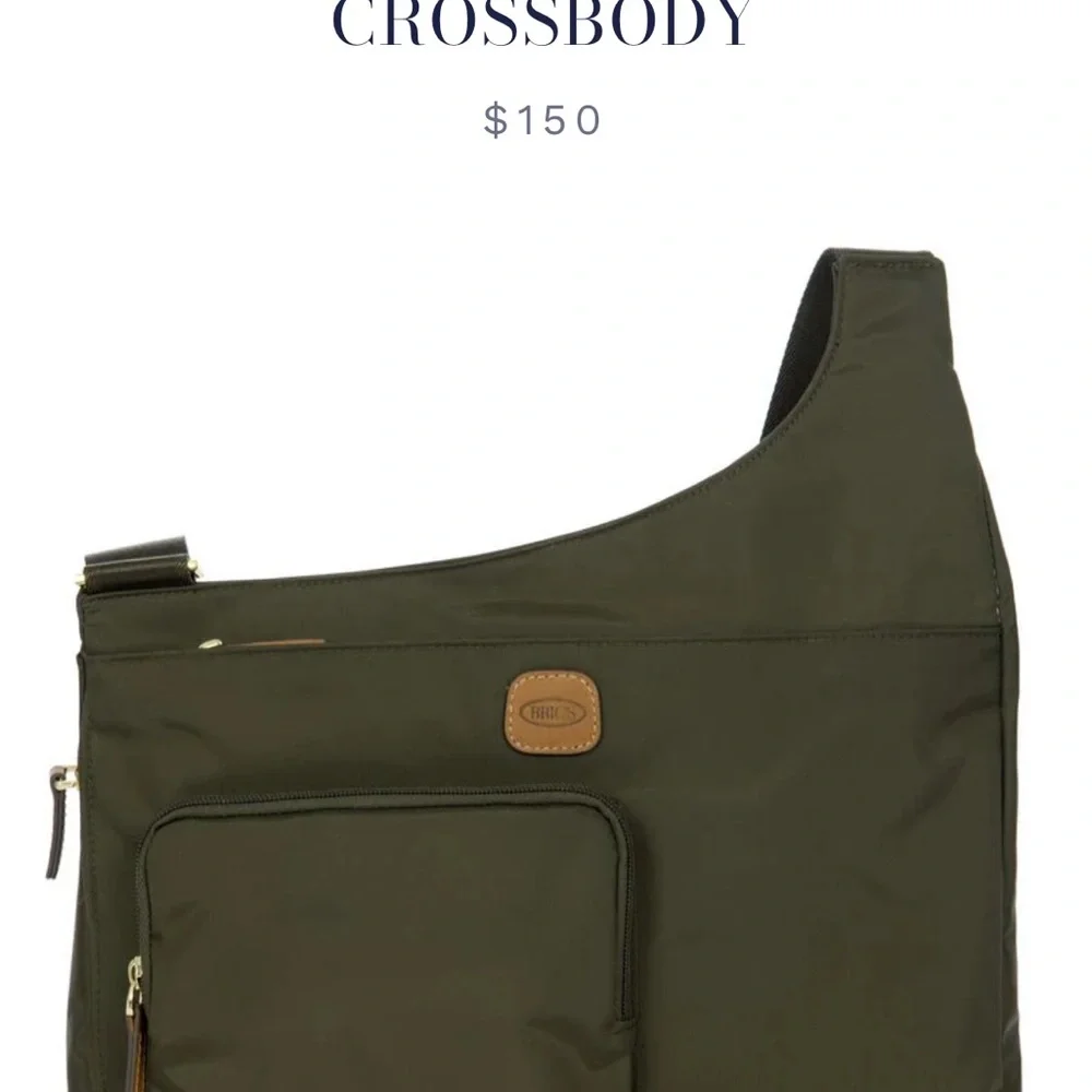 Bric's Olive Shoulder Bag (b0075) - Picture 6 of 15